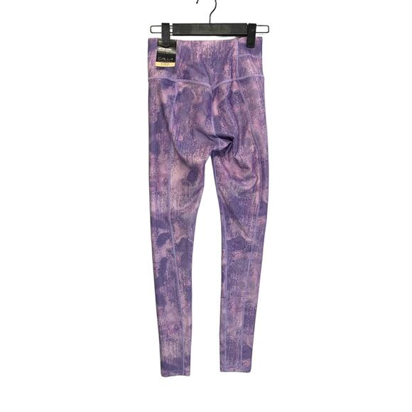 Calia Essential Collection Geometric Printed Leggings NWT Womens Sz XS Purple - Picture 2 of 7